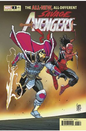 Savage Avengers (2nd Series) 3A published by Marvel with cover art by Giuseppe Camuncoli