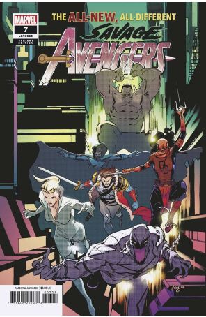 Savage Avengers (2nd Series) 7A published by Marvel with cover art by Javier Fernandez