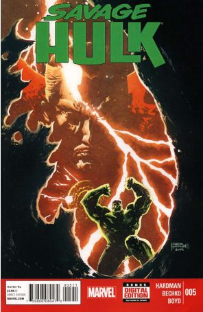 Savage Hulk (2nd Series) 5 published by Marvel with cover art by Gabriel Hardman