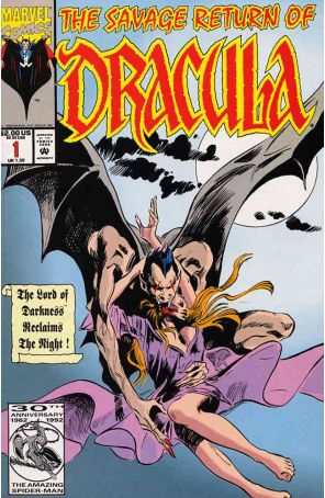 The Savage Return of Dracula 1 published by Marvel with cover art by Gene Colan