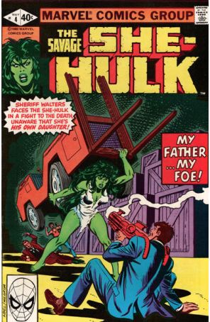 The Savage She-Hulk 4 published by Marvel with cover art by Jack Abel