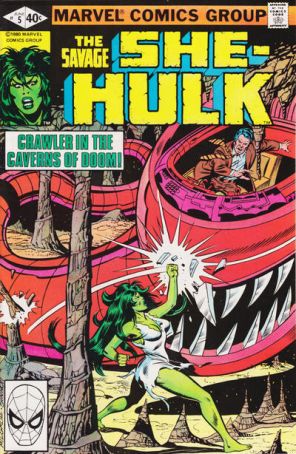 The Savage She-Hulk 5 published by Marvel with cover art by Jack Abel