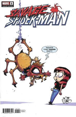 Savage Spider-Man 1D published by Marvel with cover art by Skottie Young