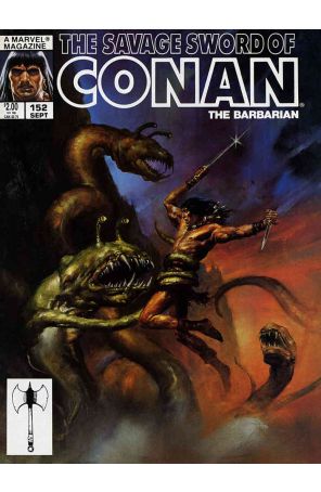 Savage Sword of Conan 152 published by Marvel with cover art by Doug Beekman