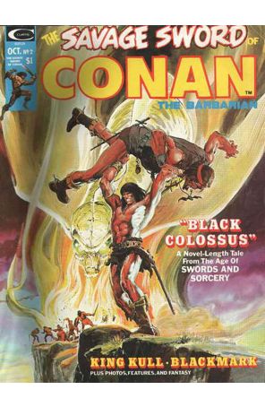 Savage Sword of Conan 2 published by Marvel with cover art by Neal Adams
