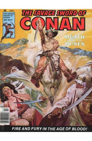 Savage Sword of Conan 57 published by Marvel with cover art by Nestor Redondo