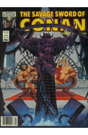 Savage Sword of Conan 99 (Newsstand) published by Marvel with cover art by Joe Jusko