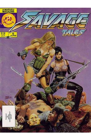 Savage Tales (2nd Series) 5 published by Marvel with cover art by Bob Camp