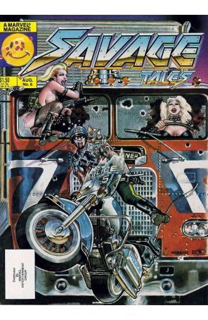 Savage Tales (2nd Series) 6 published by Marvel with cover art by Pepé Moreno
