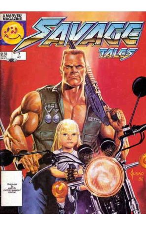 Savage Tales (2nd Series) 7 published by Marvel with cover art by Joe Jusko
