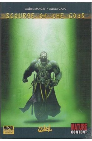 Scourge of the Gods TPB HC 1 published by Marvel with cover art by Aleksa Gajic