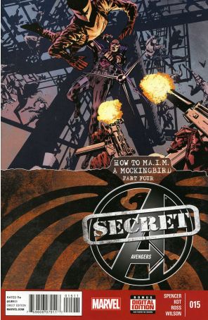 Secret Avengers (2nd Series) 15 published by Marvel with cover art by Butch Guice