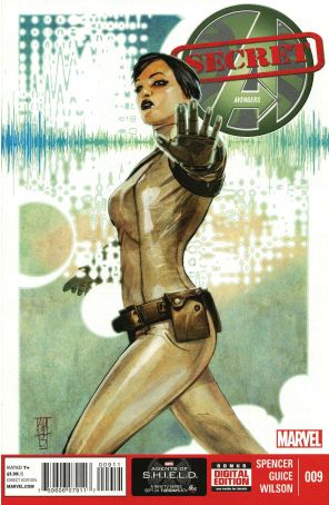 Secret Avengers (2nd Series) 9 published by Marvel with cover art by Alex Maleev