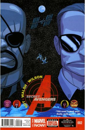 Secret Avengers (3rd Series) 2 published by Marvel with cover art by Tradd Moore