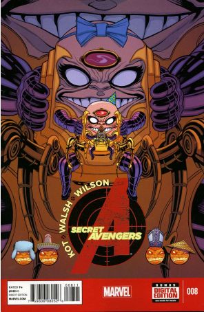 Secret Avengers (3rd Series) 8 published by Marvel with cover art by Tradd Moore