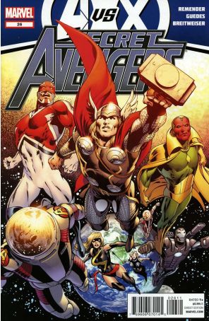 Secret Avengers 26 published by Marvel with cover art by Alan Davis