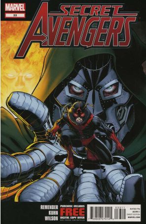 Secret Avengers 33 published by Marvel with cover art by Arthur Adams