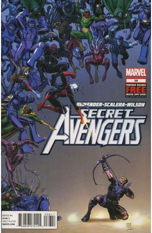 Secret Avengers 36 published by Marvel with cover art by Arthur Adams