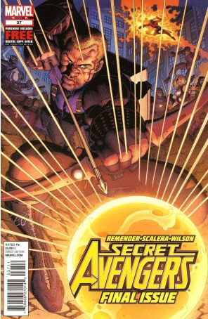 Secret Avengers 37 published by Marvel with cover art by Arthur Adams