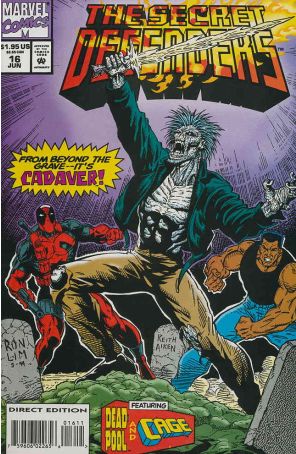 Secret Defenders 16 published by Marvel with cover art by Ron Lim