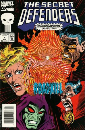 Secret Defenders 4 (Newsstand) published by Marvel with cover art by Andre Coates