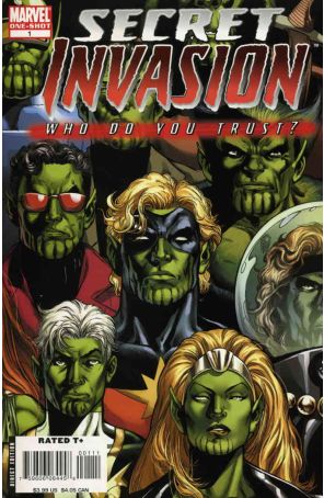 Secret Invasion: Who Do You Trust? 1 published by Marvel with cover art by Phil Jimenez