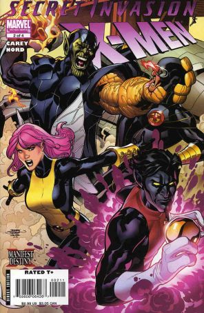 Secret Invasion: X-Men 2 published by Marvel with cover art by Terry Dodson