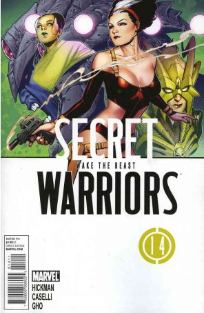 Secret Warriors 14 published by Marvel with cover art by Jim Cheung