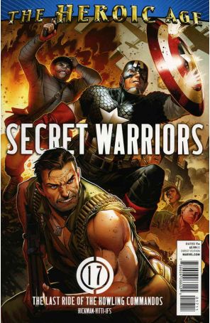 Secret Warriors 17 published by Marvel with cover art by Jim Cheung