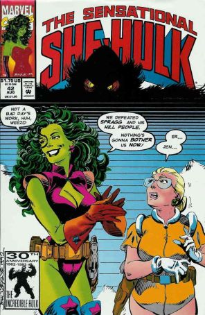 The Sensational She-Hulk 42 published by Marvel