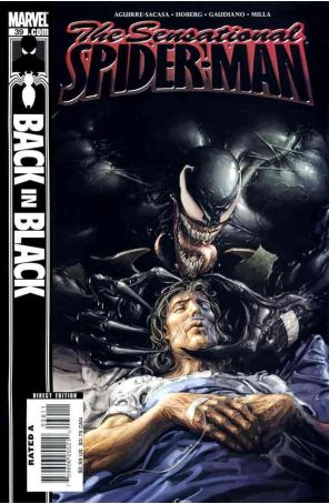 Sensational Spider-Man (3rd Series) 39 published by Marvel with cover art by Clayton Crain