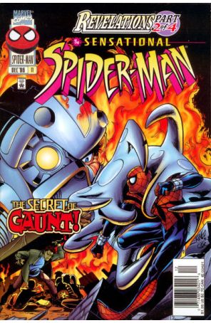 Sensational Spider-Man (2nd Series) 11 (Newsstand) published by Marvel with cover art by Mike Wieringo