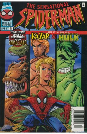 Sensational Spider-Man (2nd Series) 15 (Newsstand) published by Marvel with cover art by Mike Wieringo