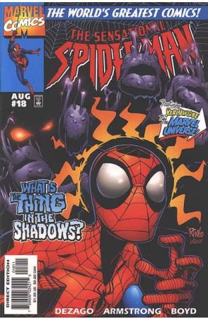 Sensational Spider-Man (2nd Series) 18 published by Marvel with cover art by Mike Wieringo