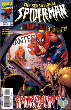 Sensational Spider-Man (2nd Series) 25 published by Marvel with cover art by Mike Wieringo