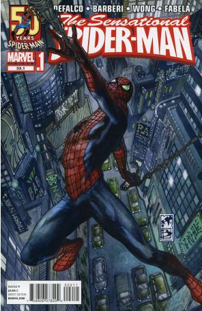 Sensational Spider-Man (2nd Series) 33.1 published by Marvel with cover art by Simone Bianchi