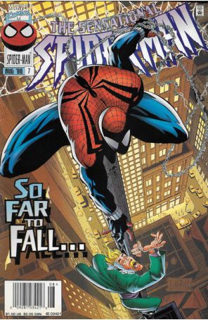 Sensational Spider-Man (2nd Series) 7 (Newsstand) published by Marvel with cover art by Luke Ross