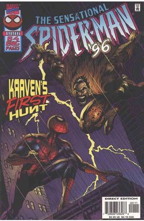 Sensational Spider-Man (2nd Series) Annual 1996 published by Marvel with cover art by Shawn McManus