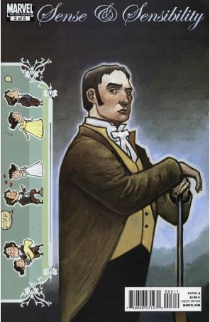 Sense And Sensibility 3 published by Marvel with cover art by Sonny Liew