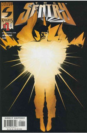 The Sentry 1 published by Marvel with cover art by Jae Lee