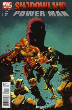 Shadowland: Power Man 1 published by Marvel with cover art by Michael Perkins