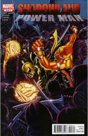 Shadowland: Power Man 3 published by Marvel with cover art by Michael Perkins