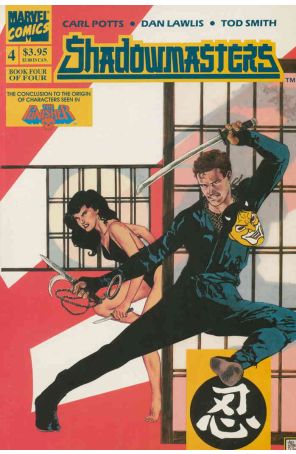Shadowmasters 4 published by Marvel with cover art by Carl Potts