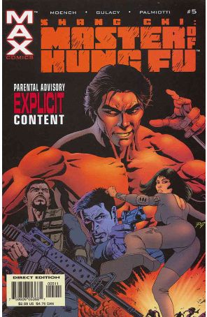 Shang Chi: Master of Kung Fu 5 published by Marvel with cover art by Paul Gulacy