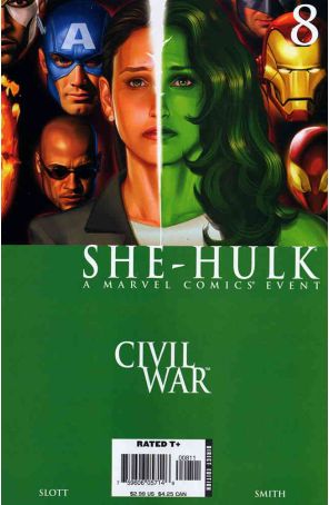 She-Hulk (2nd Series) 8 published by Marvel with cover art by Greg Horn