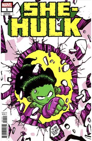 She-Hulk (4th Series) 1D published by Marvel with cover art by Skottie Young