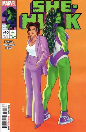 She-Hulk (4th Series) 10 published by Marvel with cover art by Jen Bartel