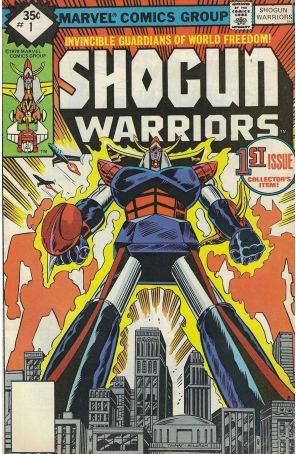 Shogun Warriors 1A published by Marvel with cover art by Herb Trimpe