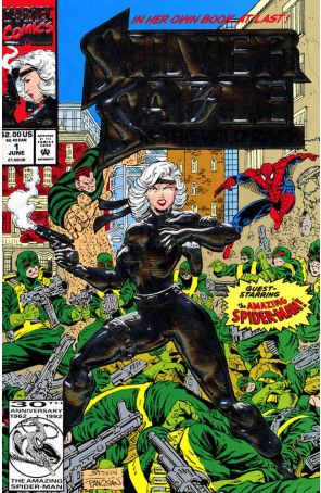 Silver Sable 1 published by Marvel with cover art by Steven Butler