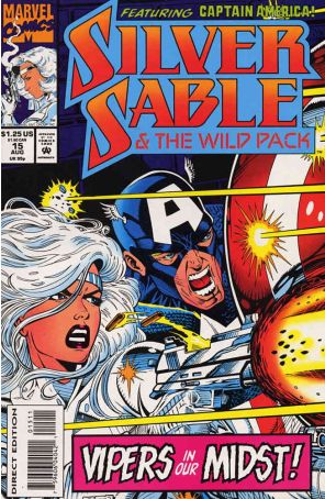 Silver Sable 15 published by Marvel with cover art by Steven Butler